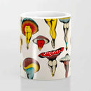 Axyaa Sexy Mushrooms Mug 11oz - Funny Ceramic Coffee Mug, Friends' Birthday Gift