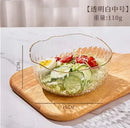 Axyaa Clear Salad & Fruit Bowl Set - Multipurpose Household Dish
