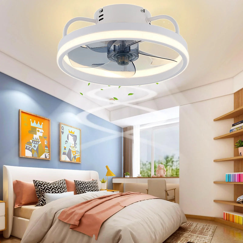 Axyaa Smart LED Ceiling Fan Light for Modern Home Decor
