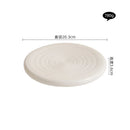 Axyaa Circular Ceramic Steak Plate | Dessert Sushi Pasta Serving Plate
