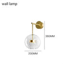 Axyaa Micky Glass Globe LED Pendant Light - Copper Lustre Pendant Lamp