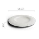 Axyaa Stone Texture Ceramic Dinner Plate Set