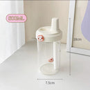 Axyaa Kids Bubble Tea Glass Bottle with Straw - BPA Free