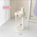 Axyaa Bubble Tea Kids Glass Water Bottle with Straw - BPA Free