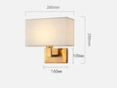 Axyaa Modern Wall Sconce with USB Quick Charger and Switch, 3 Color Lampshade