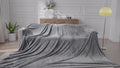 Axyaa Big Fleece Blanket: Soft Cozy Flannel King Size Blanket for Bed, Sofa, Camping