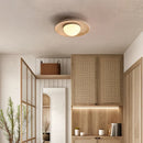 Axyaa LED Ceiling Lamp Nordic Style Yellow Travertine Acrylic Living Room Light