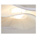 Axyaa Modern LED Fabric Chandelier for Dining Room & Living Room