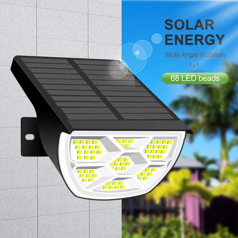 Axyaa Solar Spotlights Waterproof Outdoor Landscape Wall Lights