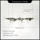 Axyaa Moonlight Chandelier: Modern Hanging Lights for Home Decor & Lighting