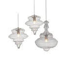 Axyaa Glass LED Pendant Light: Vintage Nordic Lamp for Dining Room, Living Room, and Restaurant