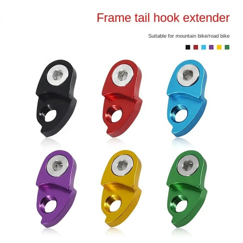 Axyaa Aluminum Rear Derailleur Hanger Extension for Bike Frame Gear Tailhook