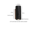 Axyaa Black Cave Stone LED Wall Lamp - Nordic Minimalism for Living Room, Bedroom, Bathroom