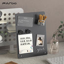 Axyaa Desktop Magnetic Memo Board with Stand and Magnetic Clip