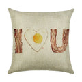 Axyaa Linen Pillowcase 45*45cm for Household Sofa Decor - Love Letter Series