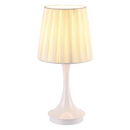 Axya LED Fabric Lampshade Table Lamp for Minimalist Bedroom & Dining Room