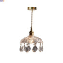 Axyaa Crystal Glass LED Pendant Chandelier - Modern Luxury Lighting Fixtures