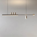 Axyaa Modern Minimalist Chandelier: High Level Decorative Lighting for Dining Room, Kitchen & Bar Counter
