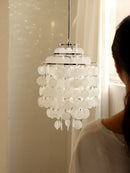 Axyaa Romantic Shell Pendant Luxury Bedroom Suspension Light