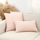 Axyaa Jacquard Flower Throw Pillowcase - Home Decor Sofa Cushion Covers