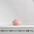 Axyaa Ceramic Base Ins Japanese Home Living Room Vase White Pink Purple Blue