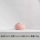 Axyaa Ceramic Base Ins Japanese Home Living Room Vase White Pink Purple Blue