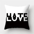 Axyaa Geometric Print Polyester Sofa Cushion Covers Home Decor Pillowcase