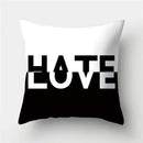 Axyaa Geometric Print Polyester Sofa Cushion Covers Home Decor Pillowcase
