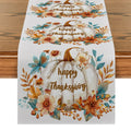 Axyaa Pumpkin Flower Branches Table Runner for Farmhouse Dining Decor