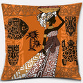 Ethnic African Women Pillowcase by Axyaa | Polyester Cushion Cover for Car & Sofa