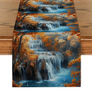 Autumn Maple Table Runner for Dining & Kitchen Decor by Axyaa