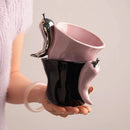 Axyaa Creative Pepper Handle Ceramic Mug for Coffee Lovers