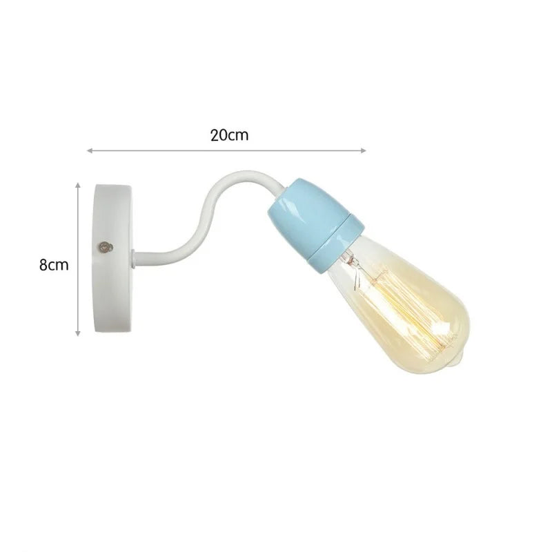Axyaa Ceramic LED Wall Lamp | Nordic Minimalism Wall Sconce