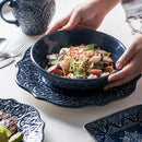 Axyaa Elegant Ceramic Steak Plates | European Style High-end Tableware