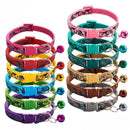 Axyaa Camouflage Pet Collar: Colorful Adjustable Collar with Bell for Dogs & Cats.