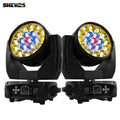Axyaa LED Wash Moving Head Lighting 19x15W RGBW Zoom Beam for Stage Disco Bar