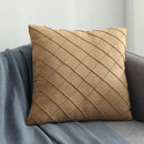 Axyaa Sueded Diamond Pattern Pillow Cover in Sunset Tones