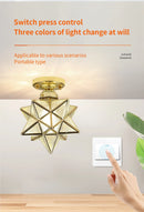 Axya Star Ceiling Light for Kids Room & Living Decor - Bedroom & Corridor Projection Lighting