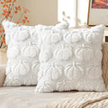 Axyaa Pumpkin Plush Throw Pillow Cover for Cozy Home Decor