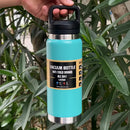 Axyaa Stainless Steel Thermal Water Bottle - Outdoor Portable Hot Cold Thermos