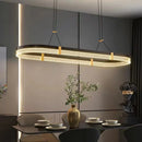 Axyaa LED Elliptical Pendant Lights for Bar Dining, Indoor Lighting