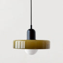 Axyaa Retro Glass Pendant Lamp LED Modern Design for Dining Room Bedroom Living Room