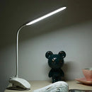 Axyaa LED Reading Light Clamp 3 Color 10 Brightness Desk Lamp Gooseneck Book Kids Night Light