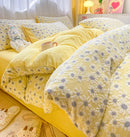 Axyaa Winter Engraved Milk Fleece Quilt Cover Double-Sided Coral Fleece Single