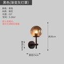 Axyaa Nordic Glass Ball LED Wall Sconce Modern Bedroom Bathroom Stair Light
