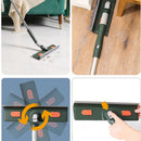 Axyaa Window Cleaning Mop Glass Wiper with Silicone Scraper - Rotatable Household Tool