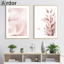 Pink Peony Shell Car Paris Tower Wall Art Canvas Painting by Axyaa - Nordic Style