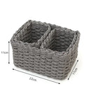 Axyaa Grass Woven Storage Baskets: Organize, Decorate, Picnic, Fruit, Office Storage Box