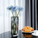 Axyaa Crystal Clear Glass Vase for High-End Flower Arrangements