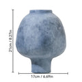 Axyaa Retro Ceramic Vase Handicraft Crude Pottery Floral Arrangement Home Decor